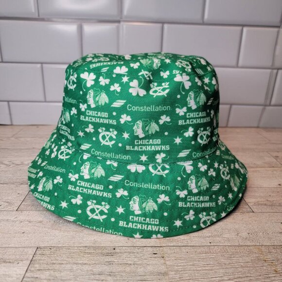 Chicago Blackhawks - Reversible St. Pat's Bucket Hat - Picture 5 of 6